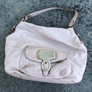 Michael Kors Pale Sandy Pink Over The Shoulder Handbag